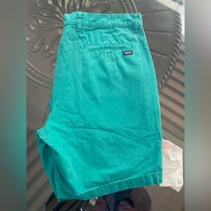Men’s Teal Patagonia Shorts SZ 36